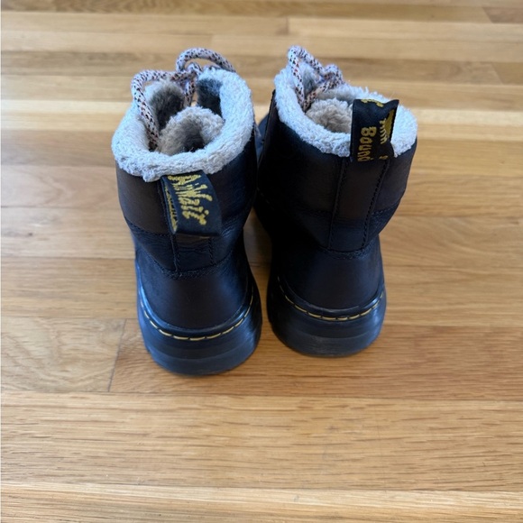 Dr. Martens Combs Wyoming Shearling Lined Lace Up Ankle Boots Docs Combat US 5L - Picture 4 of 13